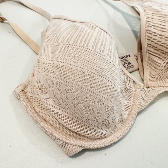 ThirdLove Everyday Lace Plunge Underwire Bra Intimates Adjustable Straps 30E 1/2 - Picture 5 of 10